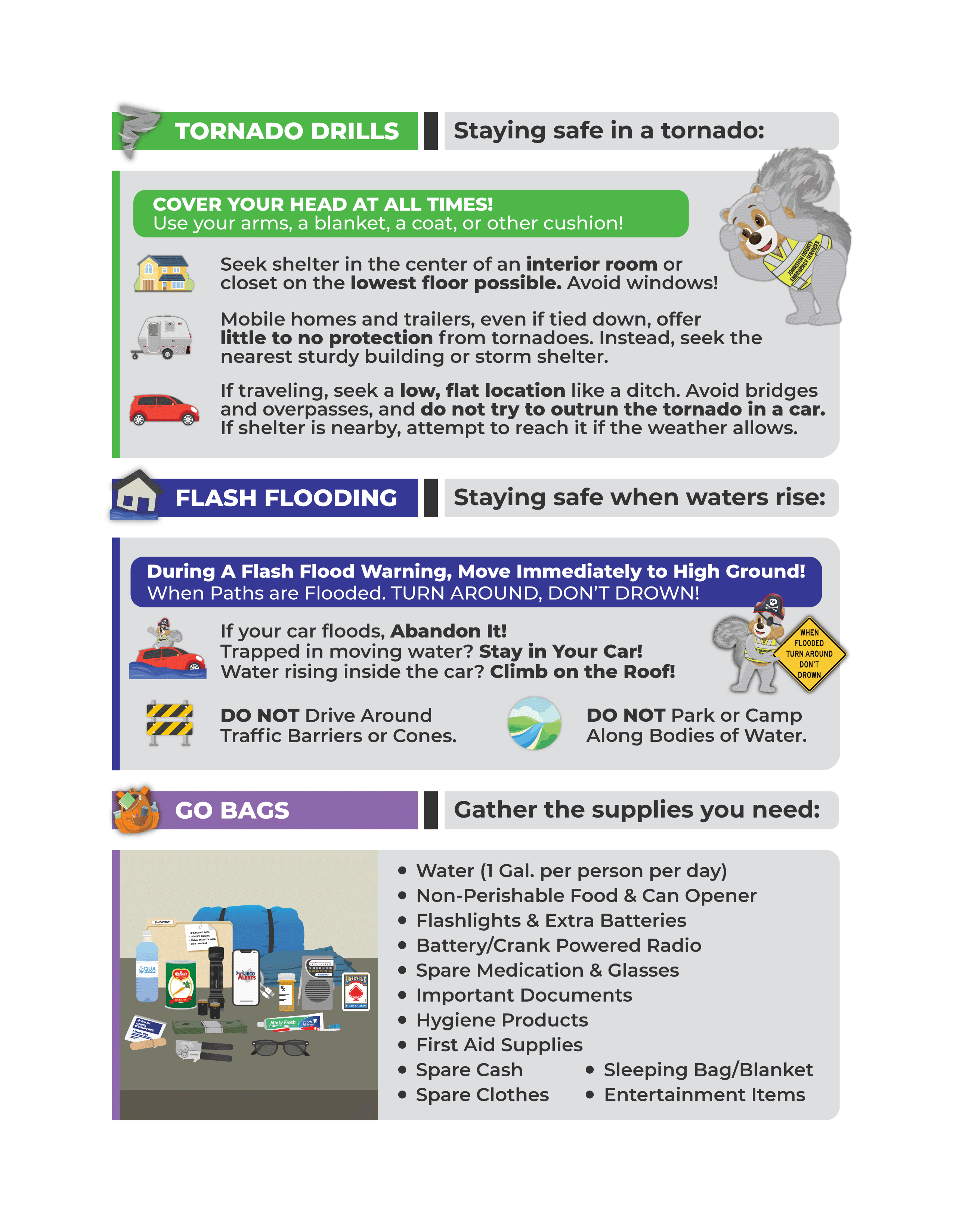 Weather preparedness cheat sheet pt 2 Flyer